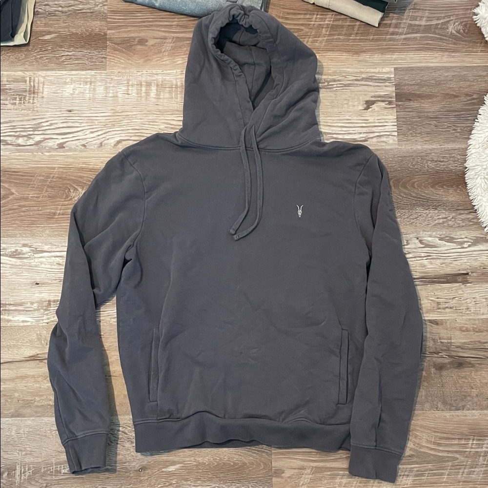 All Saints Charcoal Hoodie